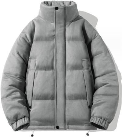 dark grey puffer jacket mens