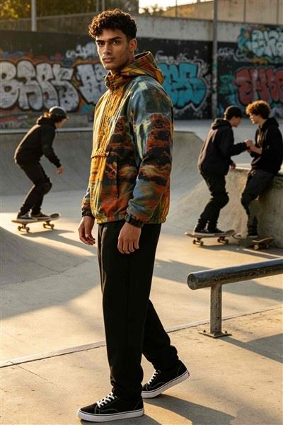 Men's Vintage Oil Painting All Over Print Hoodie price