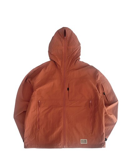 Cool Laser-Printed And Colorful Zip-up Hooded Windproof Jacket